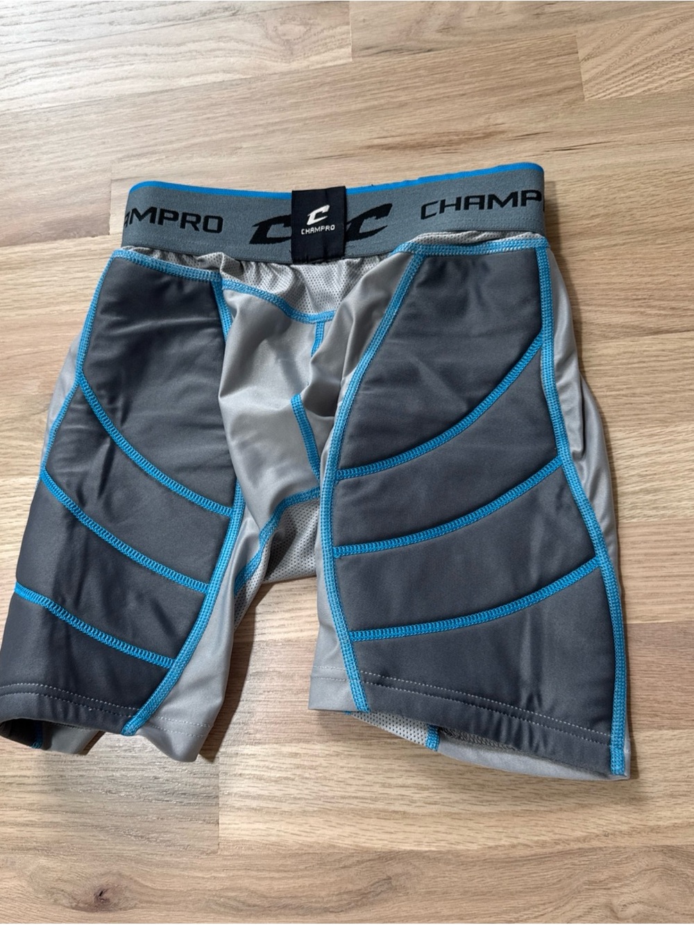 CHAMPRO Blue Padded Windmill Sliding Fastpitch Softball Shorts Small Women’s